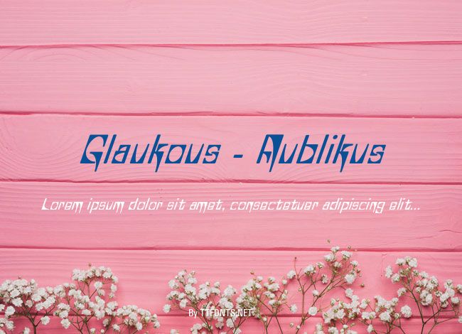 Glaukous - Aublikus example